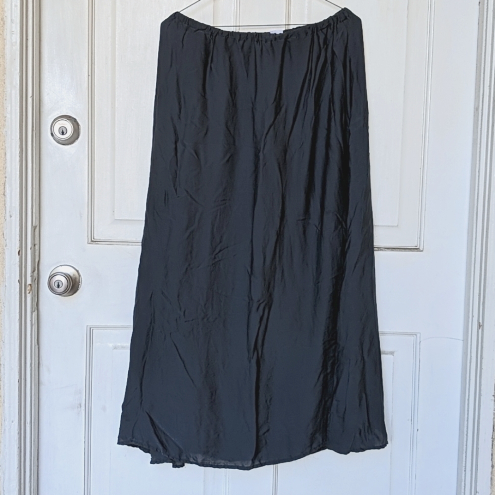 CP Shades Cotton+Silk A-Line Skirt